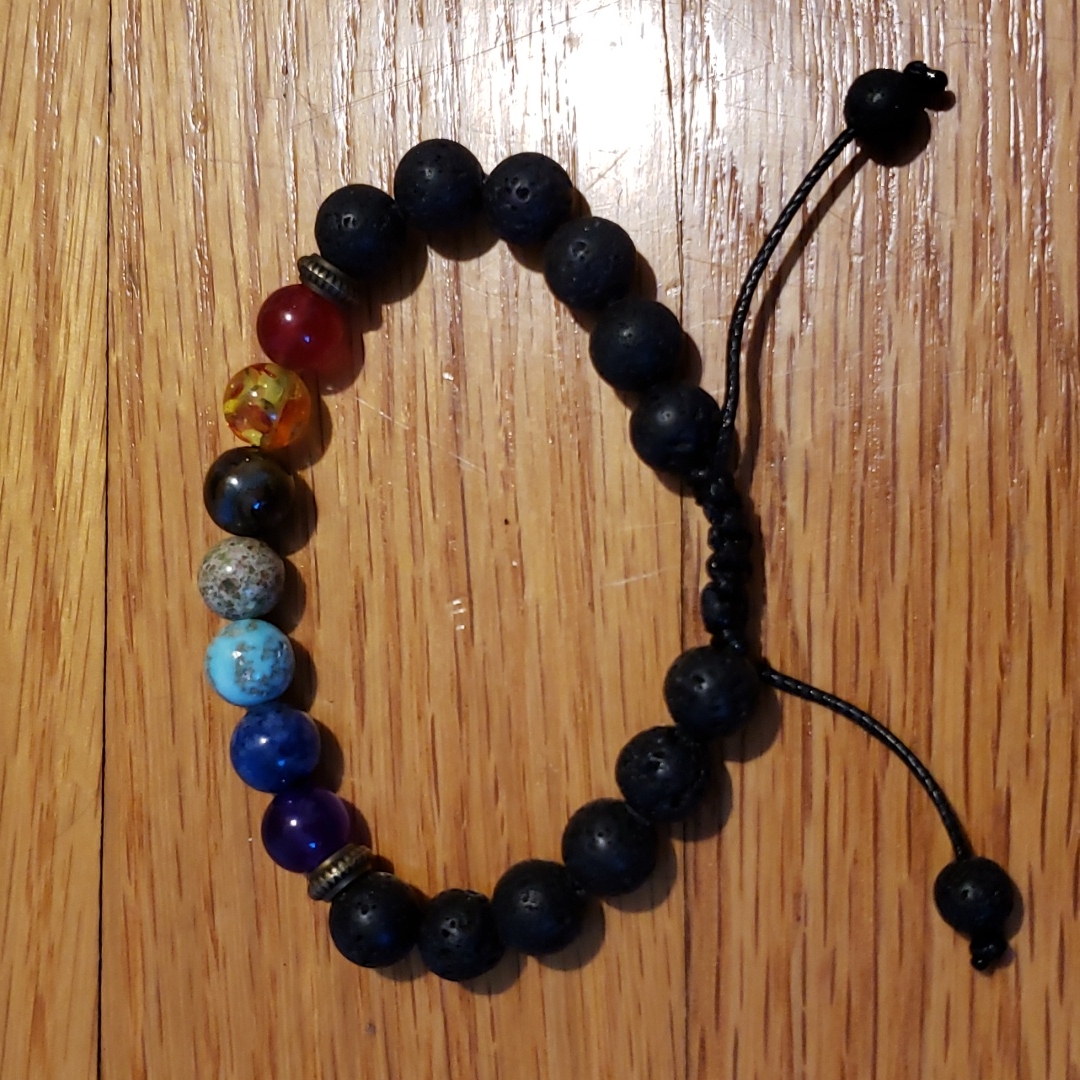 Nwt Adjustable Chakra Bracelet